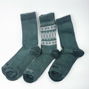 CARHARTT WOMEN'S HEAVYWEIGHT SYNTHETIC-WOOL BLEND CREW SOCK- 3 Pairs